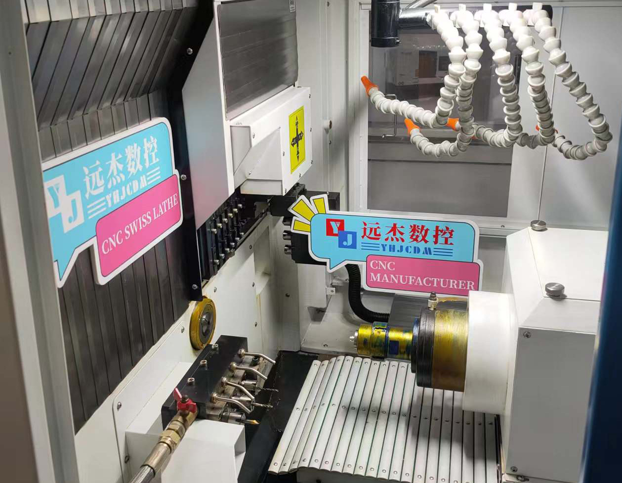 Is the double spindle CNC lathe the same as the double spindle Swiss lathe